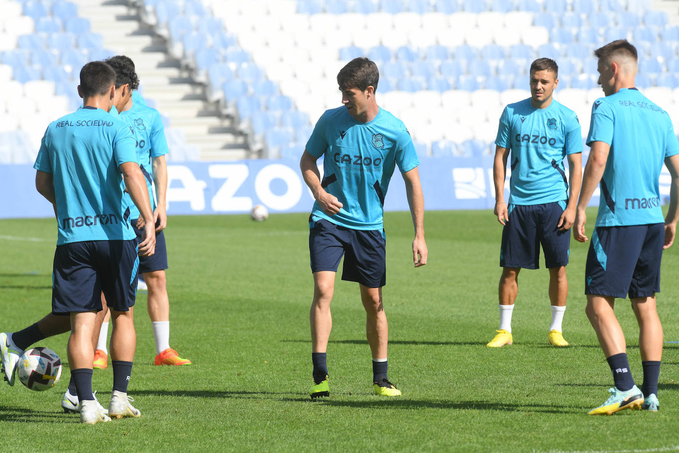 Fotos: Las mejores imágenes del entrenamiento de la Real Sociedad