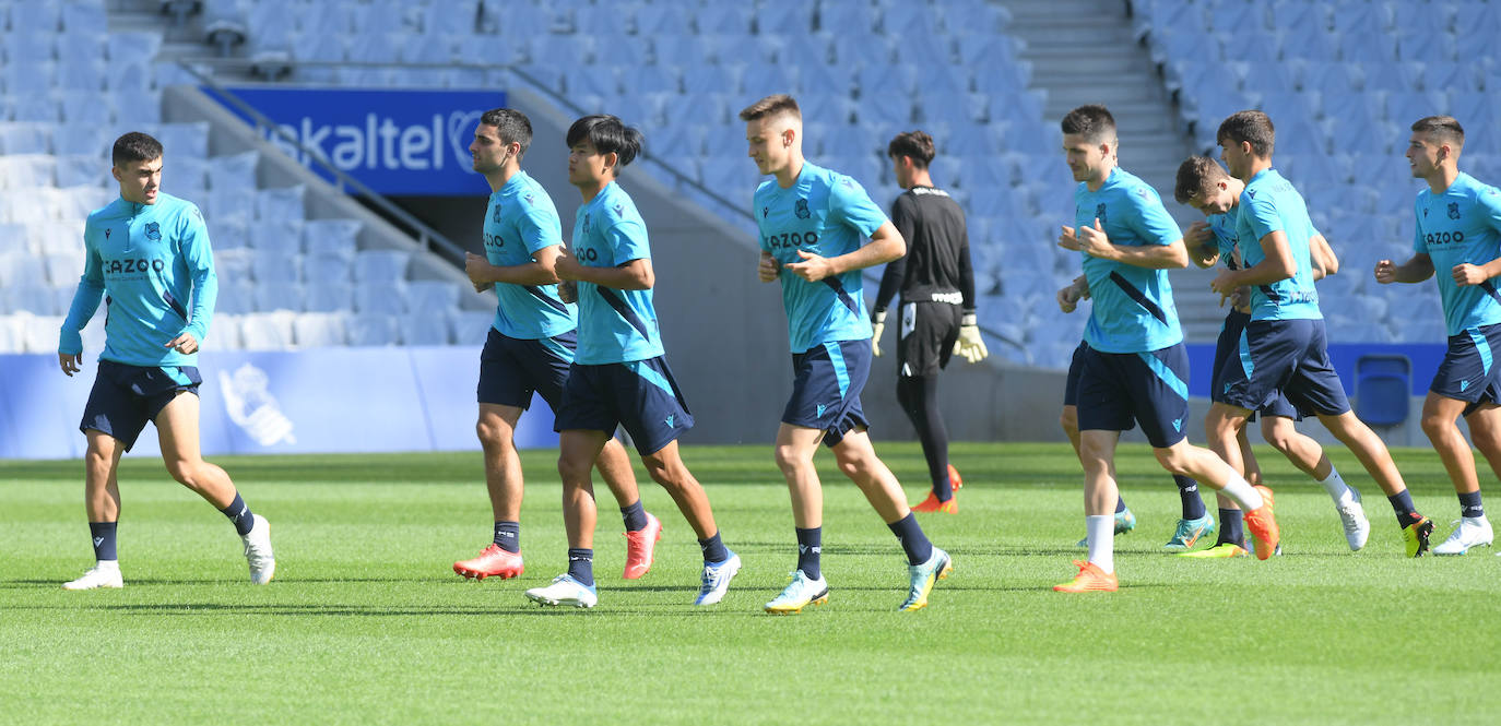 Fotos: Las mejores imágenes del entrenamiento de la Real Sociedad