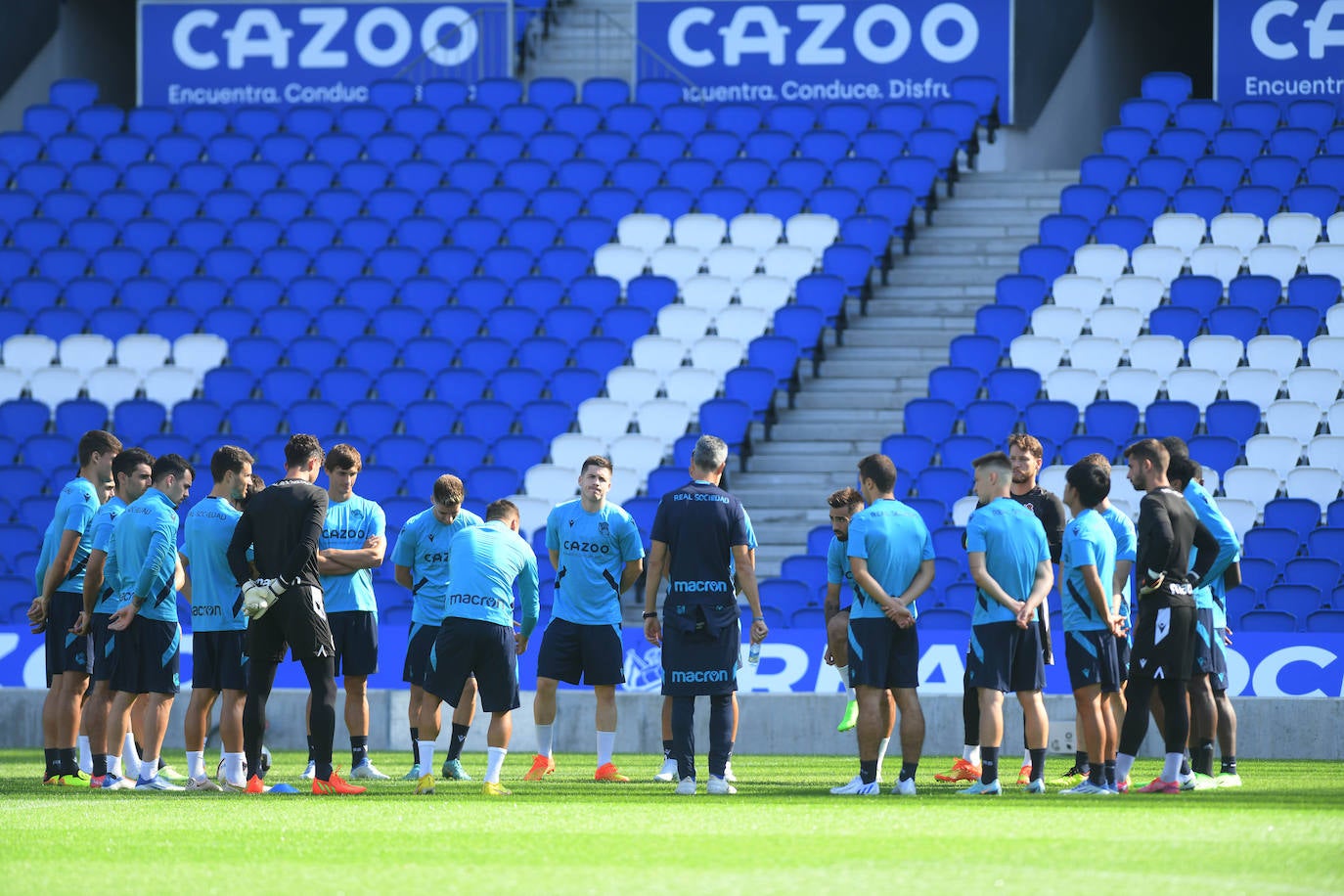 Fotos: Las mejores imágenes del entrenamiento de la Real Sociedad