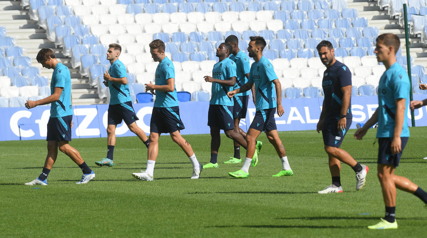 Fotos: Las mejores imágenes del entrenamiento de la Real Sociedad