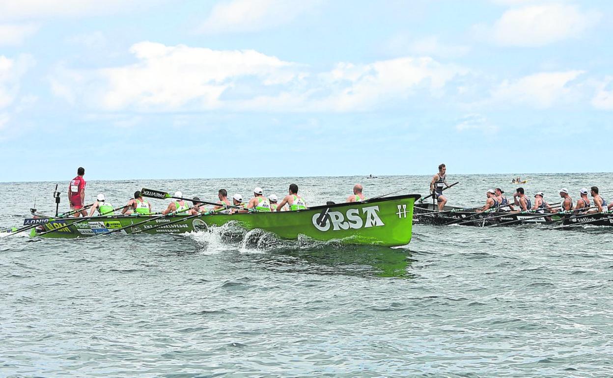Hondarribia y Urdaibai están protagonizando un nuevo mano a mano después de cuatro años en los que los de Bermeo estuvieron lejos de la pelea por la Liga. 