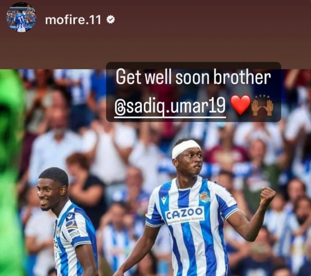 Fotos: La plantilla de la Real Sociedad se vuelca con Sadiq