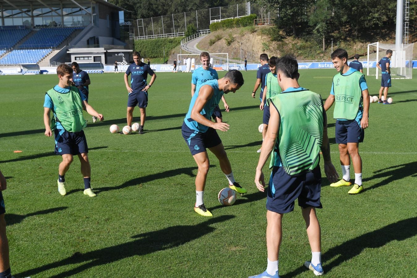 Fotos: La Real Sociedad, preparada para dedicarle la victoria a Sadiq