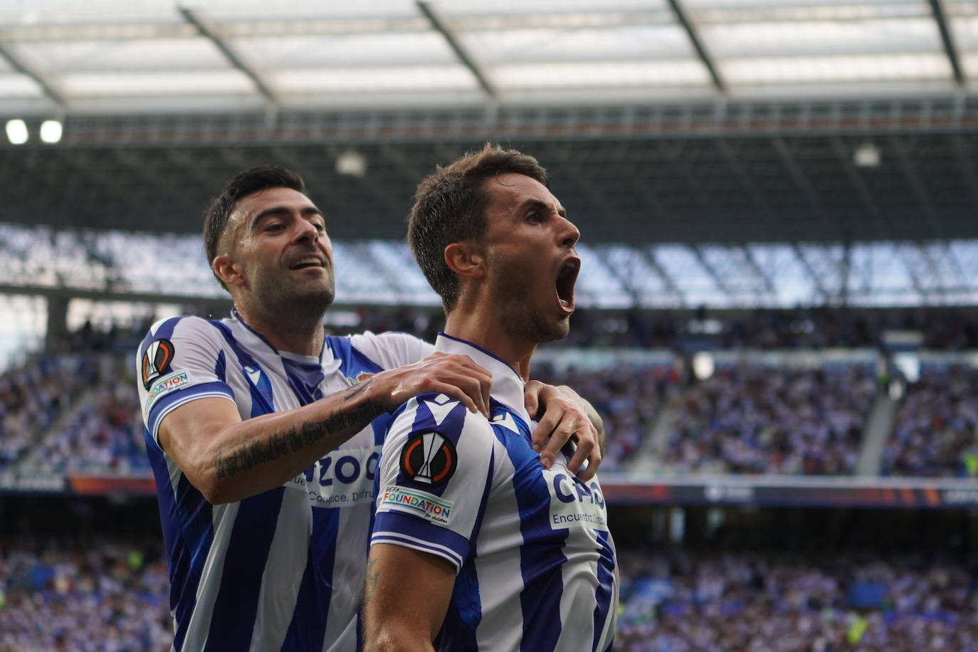 Fotos: Las mejores imágenes del Real Sociedad-Omonia
