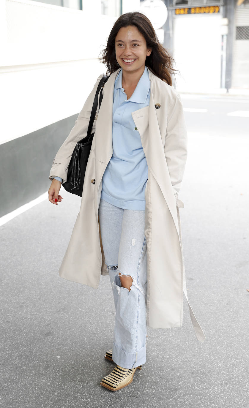 La actriz Anna Castillo ya está en Donostia donde presenta en la Sección Oficial su película 'Girasoles silvestres', dirigida por Jaime Rosales.