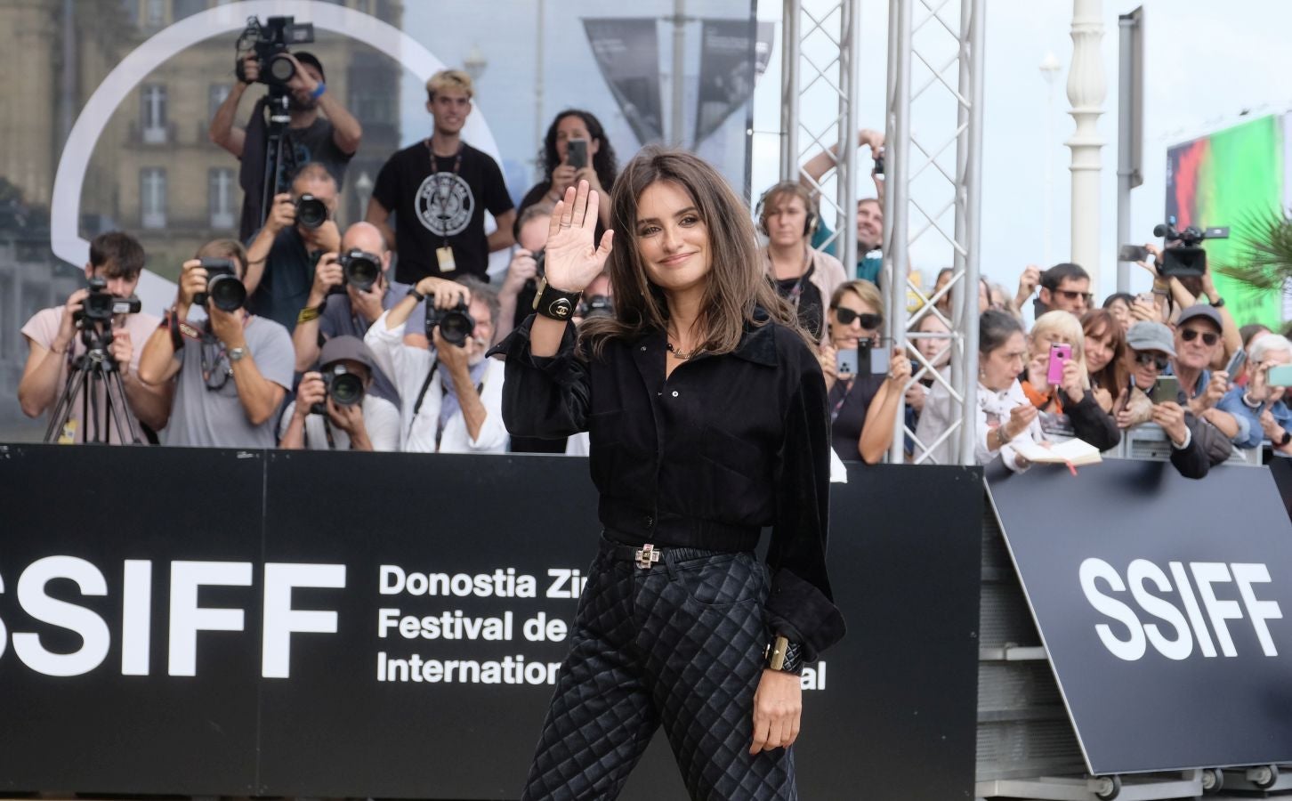 Fotos: Penélope Cruz derrocha simpatía en el Zinemaldia
