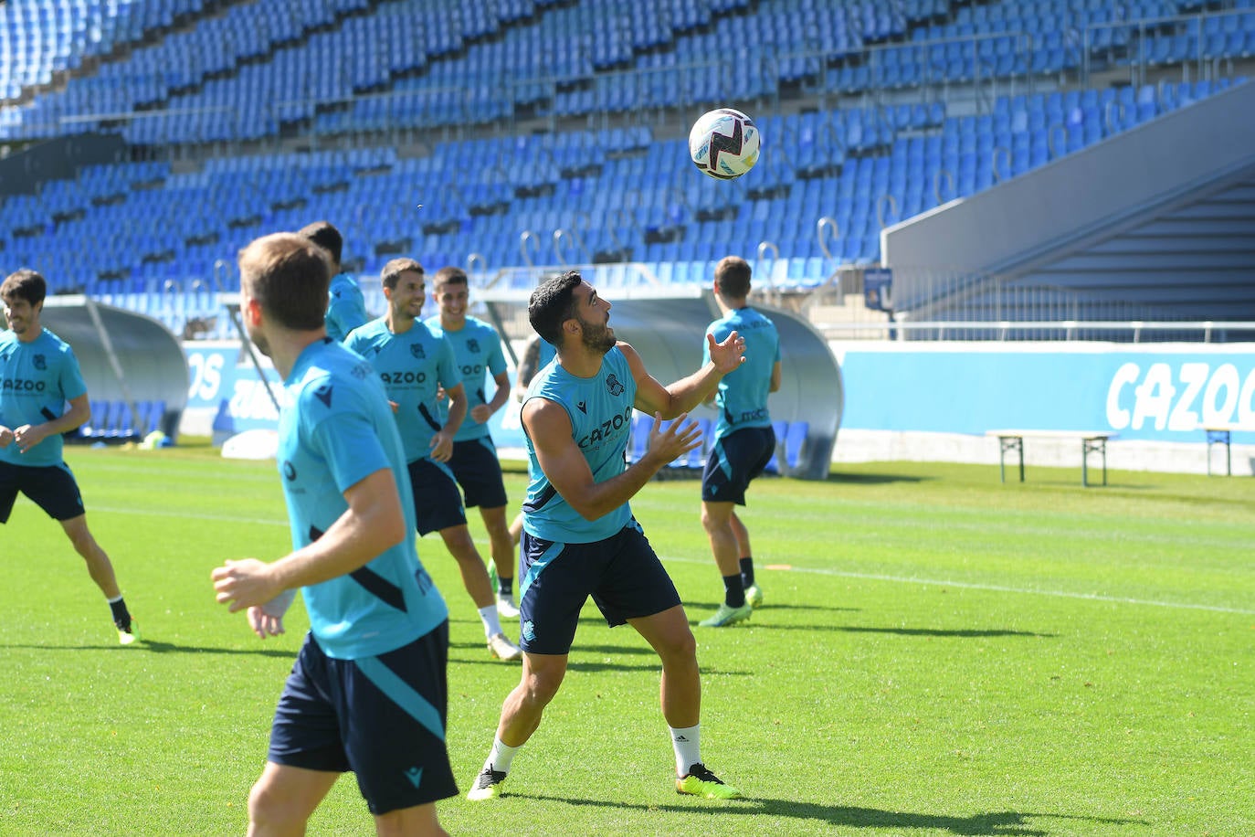 Fotos: Entrenamiento de la Real Sociedad en Zubieta