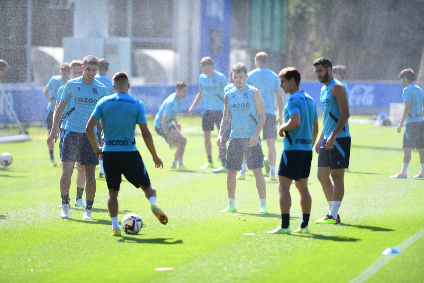 Fotos: Entrenamiento de la Real Sociedad en Zubieta