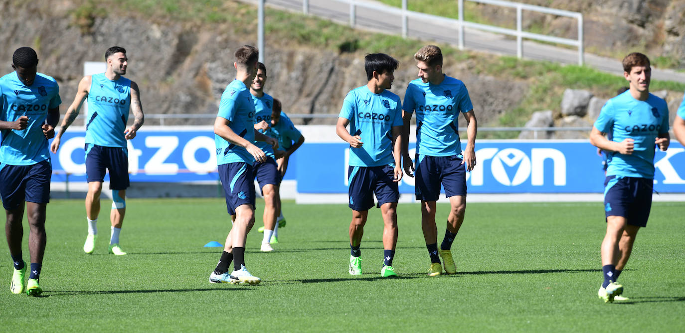 Fotos: Entrenamiento de la Real Sociedad en Zubieta