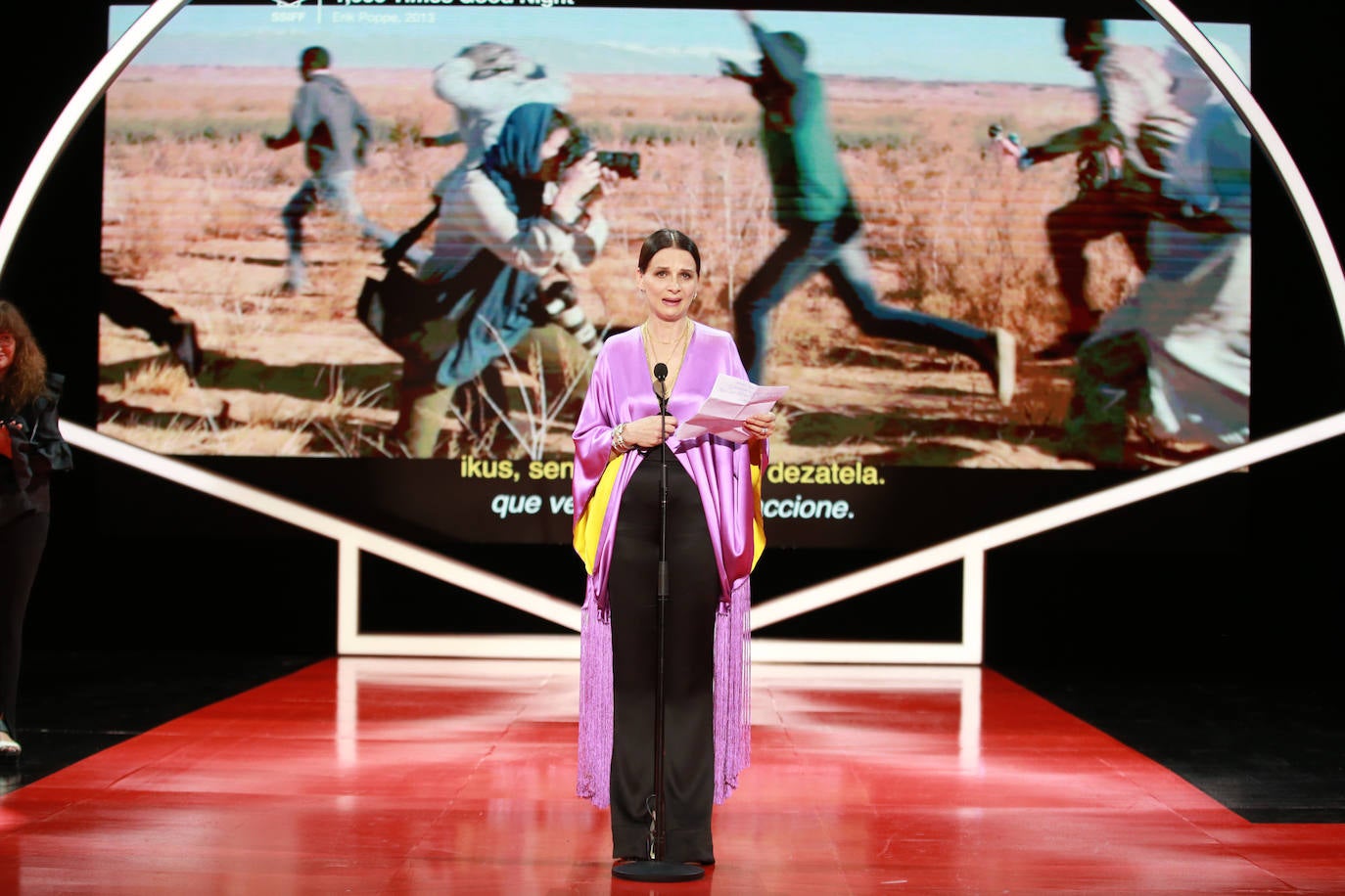 Fotos: Juliette Binoche recibe el Premio Donostia