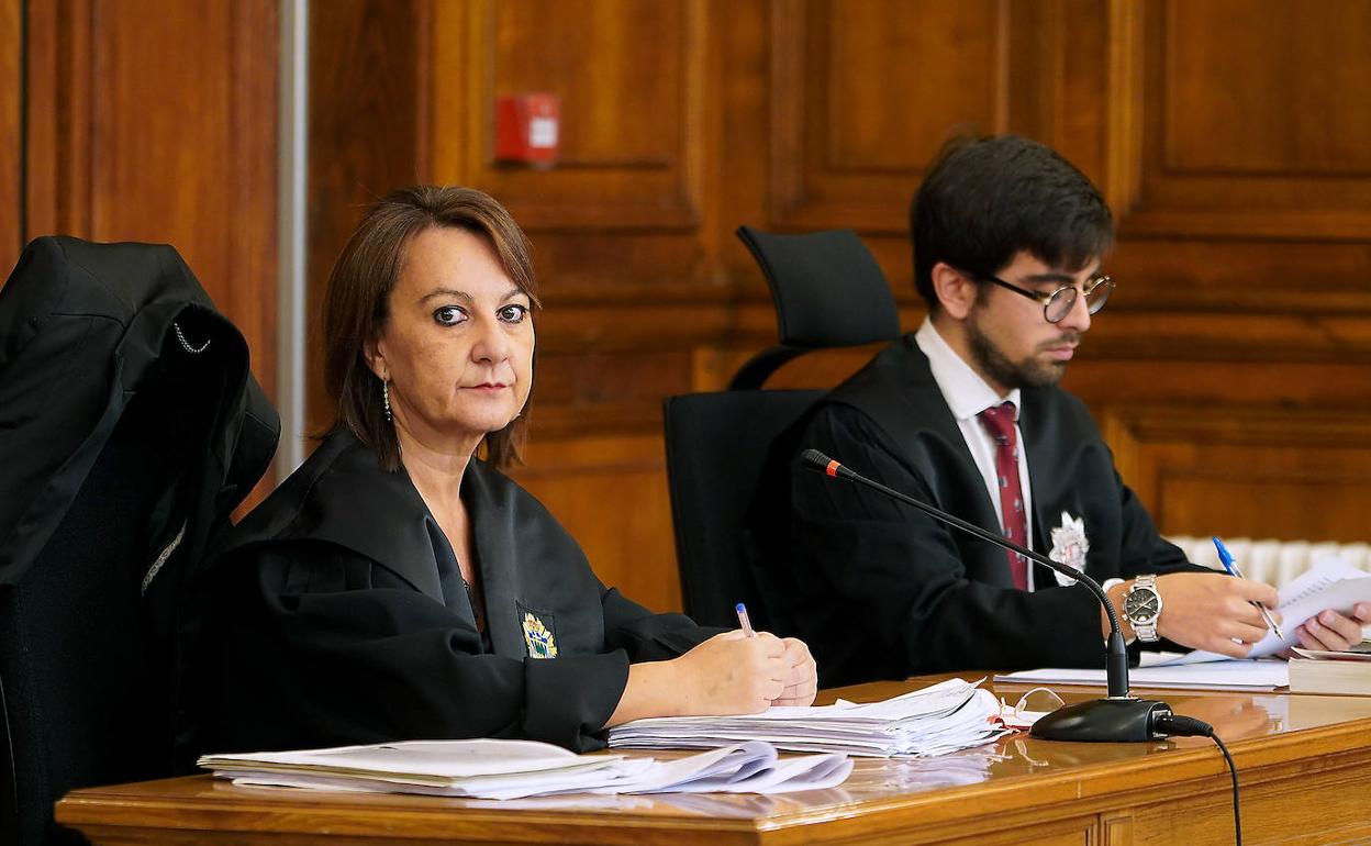 Momento del juicio al presunto violador en serie de Gipuzkoa.