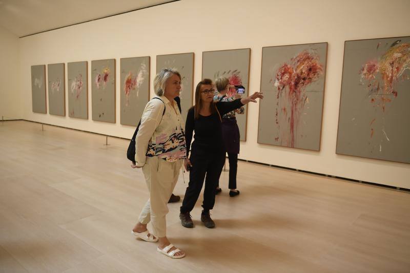 'Nueve discursos sobre Cómodo' del estadounidense Cy Twombly.