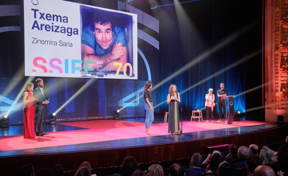 Los protagonistas de la gala del cine vasco. 