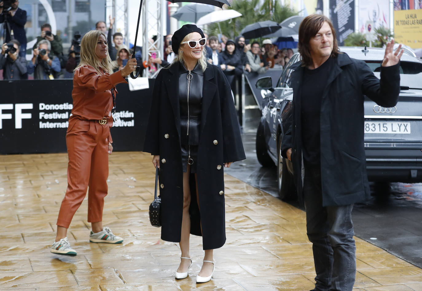 Fotos: Diane Kruger llega con sorpresa al Zinemaldia