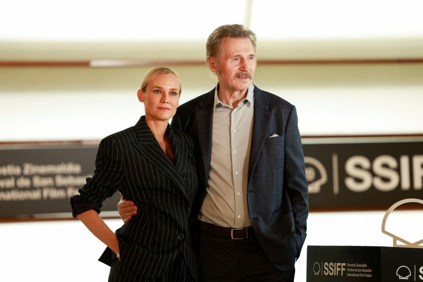 Fotos: Liam Neeson y Diane Kruger presentan &#039;Marlowe&#039; en Donostia