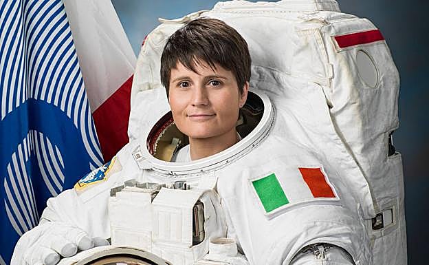 La astronauta italiana Samantha Cristoforetti.