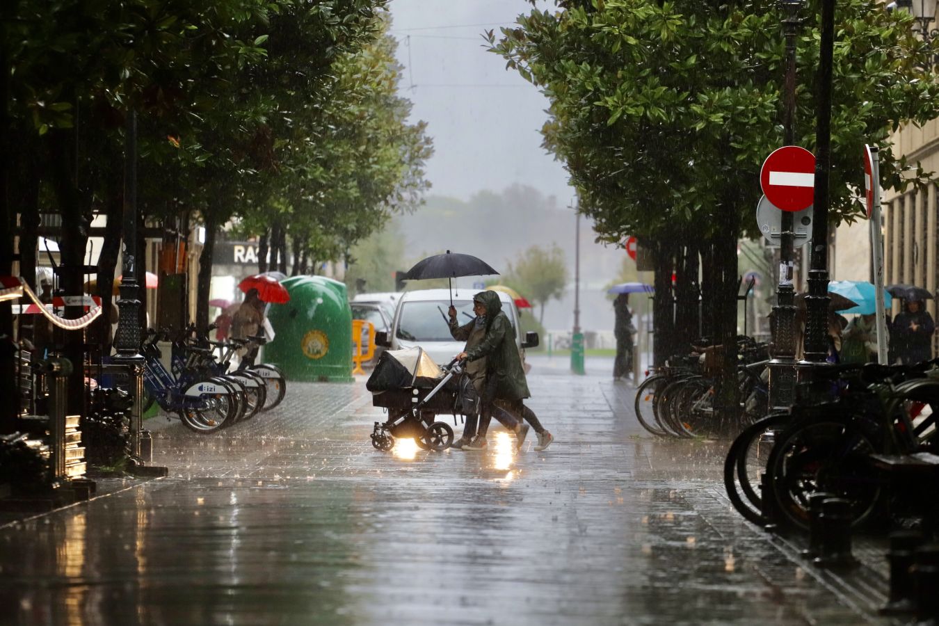 Fotos: Más agua en ocho horas que en cualquier día de septiembre