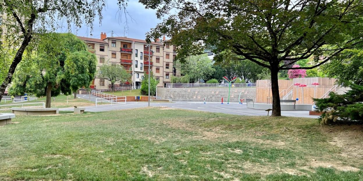 Zona del parque Dolarea donde irán los juegos inclusivos. 