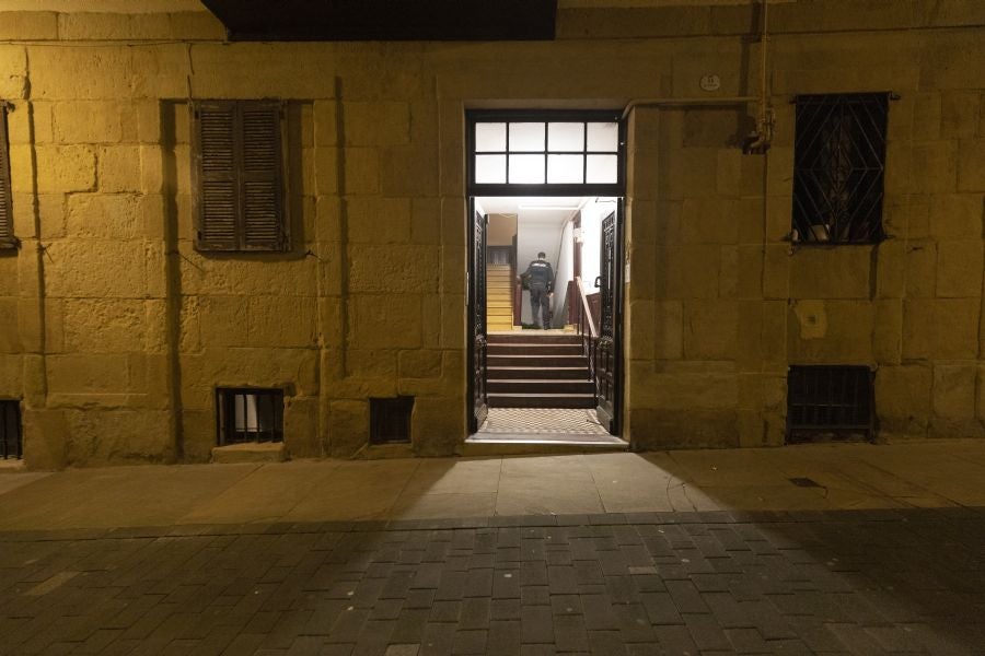 Fotos: Incendio en un mesón de la Parte Vieja