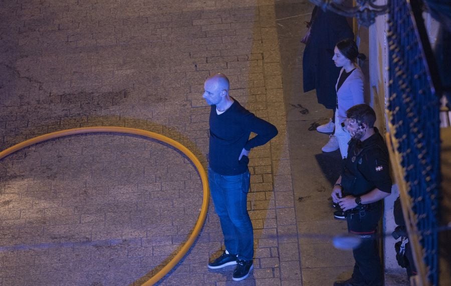 Fotos: Incendio en un mesón de la Parte Vieja