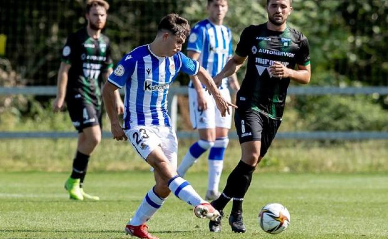 Pablo Marín, en un partido de la pasada temporada.
