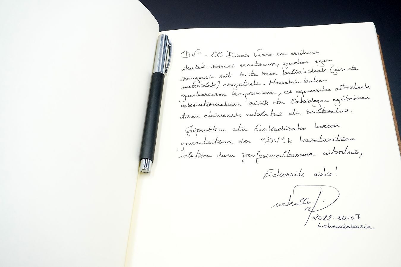 Fotos: El lehendakari visita la nueva sede de DV