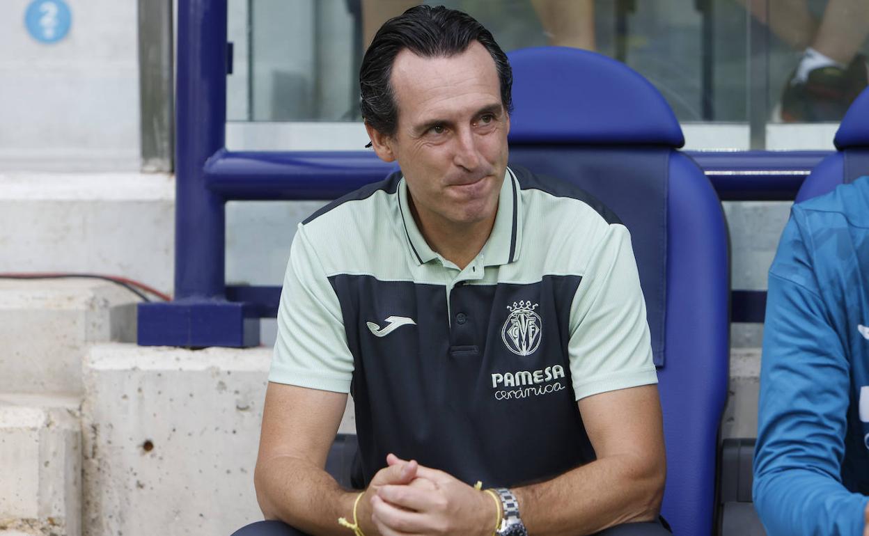El entrenador del Villareal CF, Unai Emery.