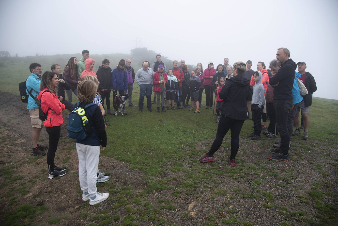 Fotos: Éxito en la salida a Oianleku de Mendira