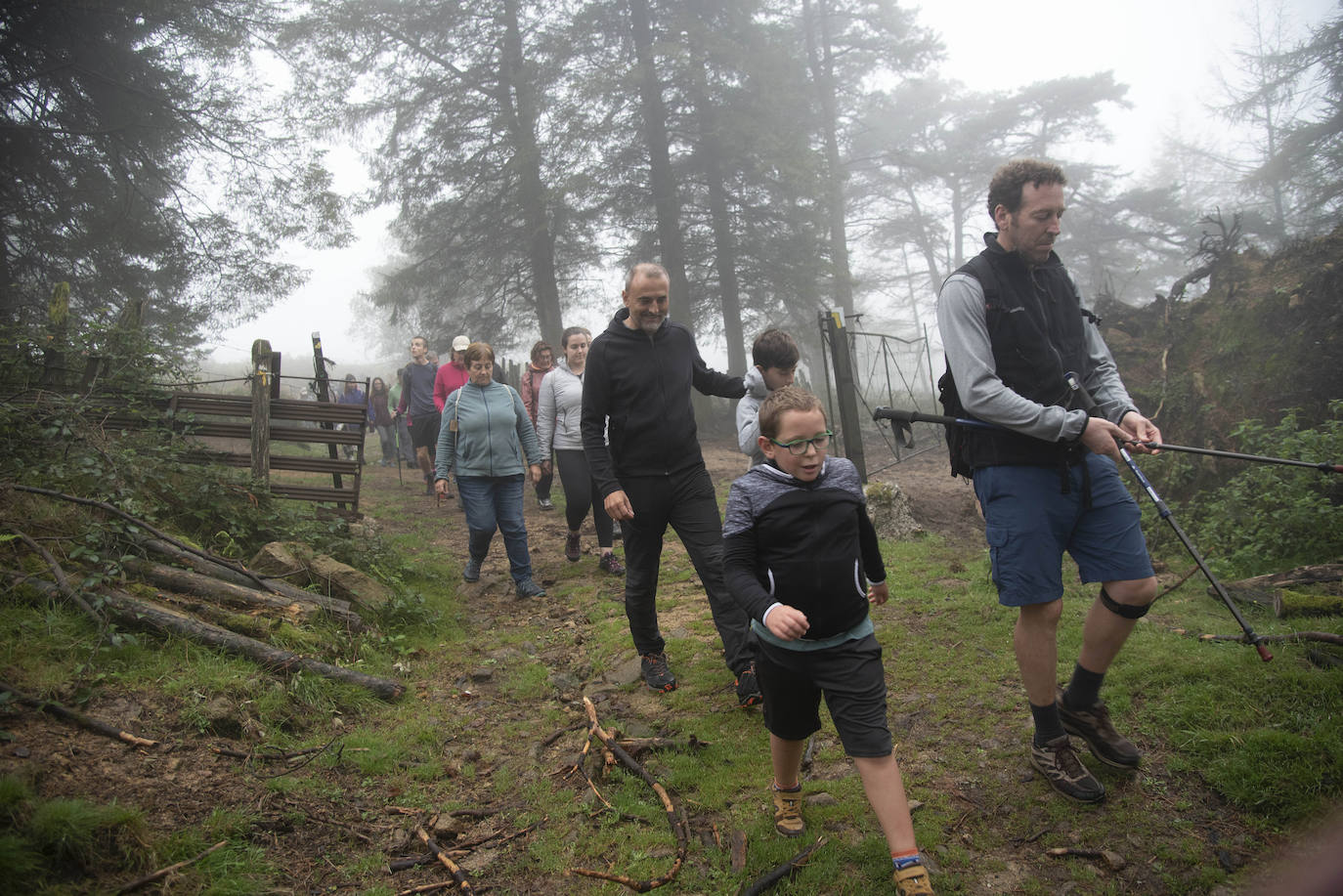 Fotos: Éxito en la salida a Oianleku de Mendira