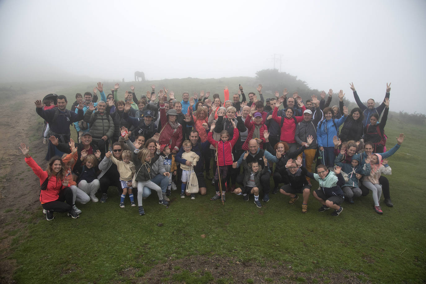 Fotos: Éxito en la salida a Oianleku de Mendira