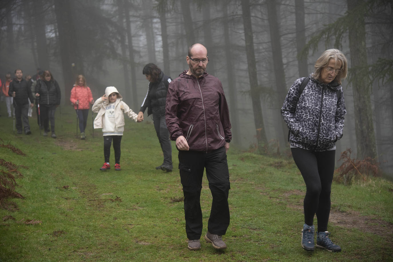 Fotos: Éxito en la salida a Oianleku de Mendira