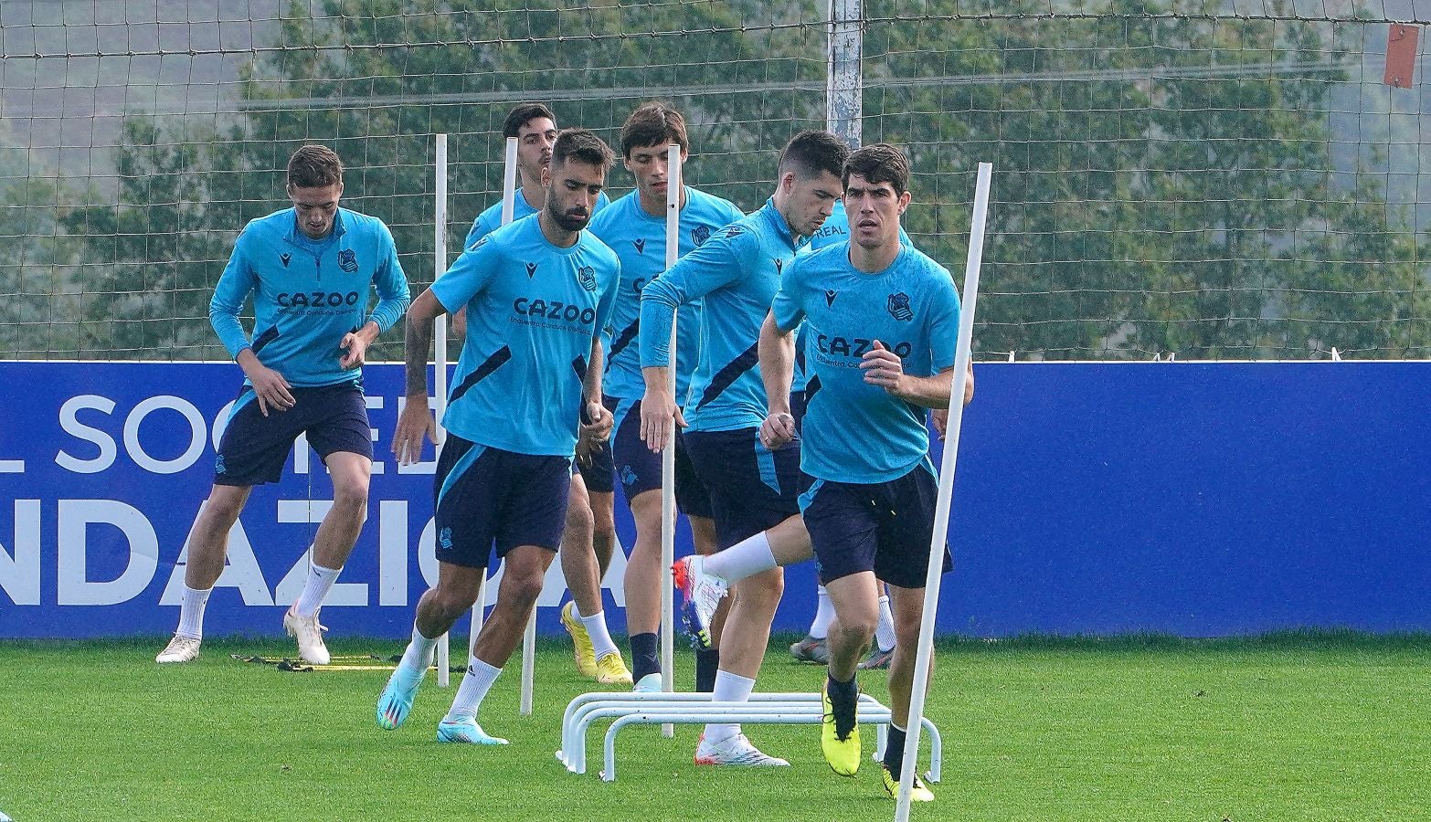 Fotos: Entrenamiento en Zubieta antes de recibir al Sheriff