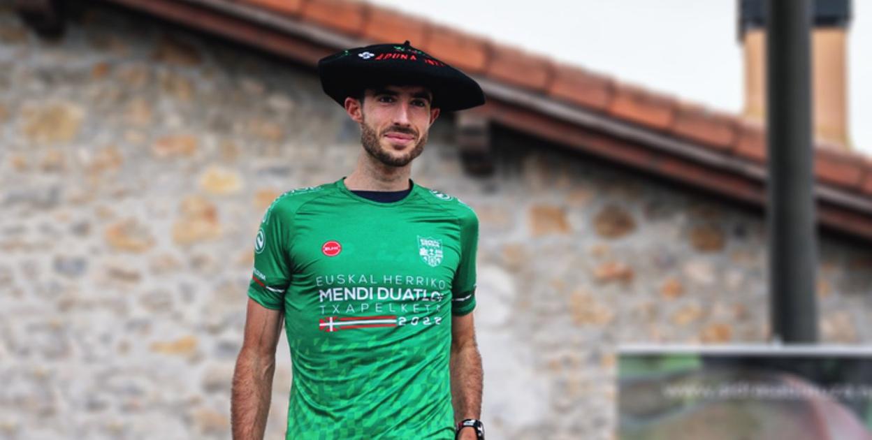 Josu Urrestarazu, larunbatean, Adunan lasterketa irabazi ondoren. 