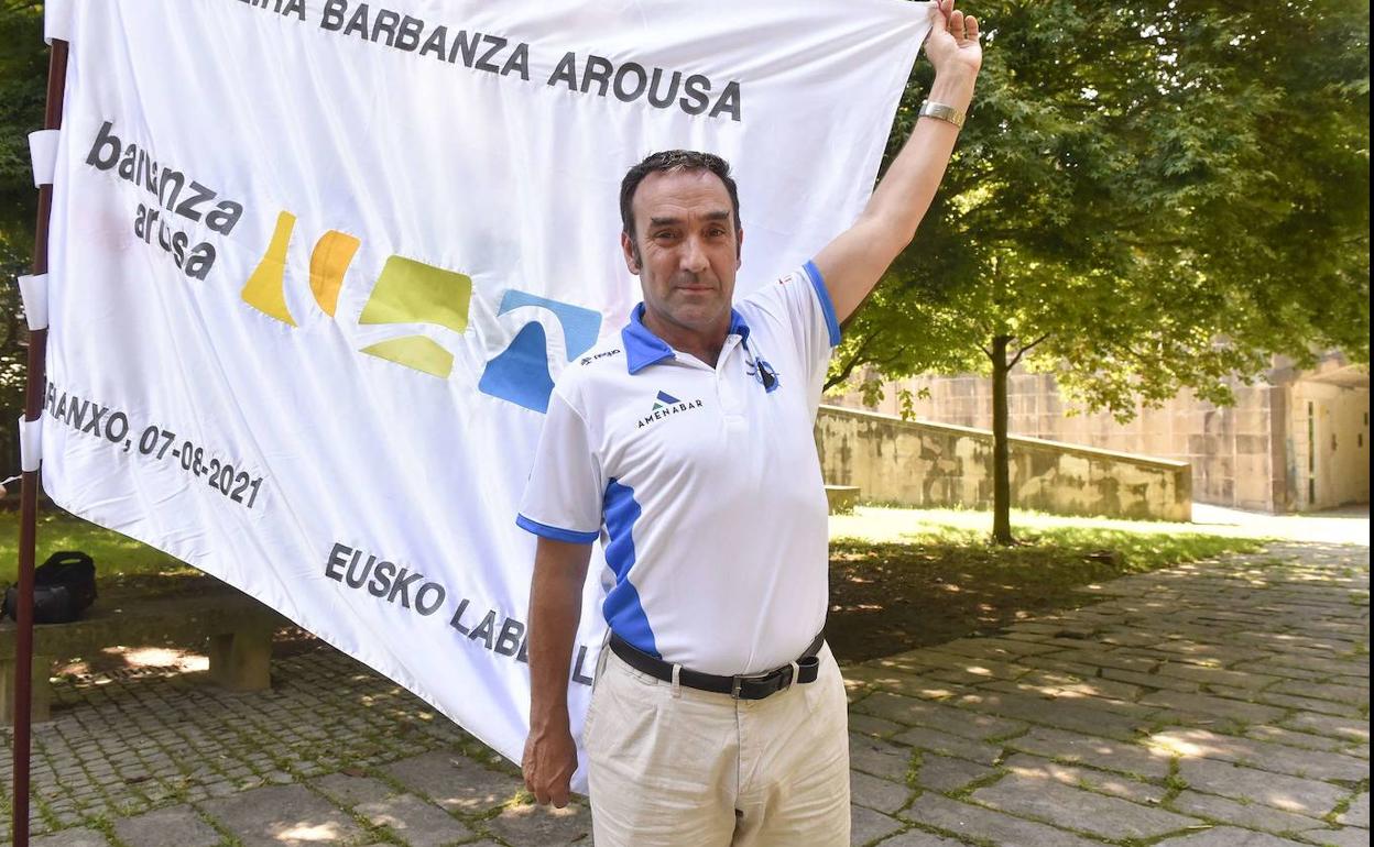 Alberto López, presidente de Donostiarra