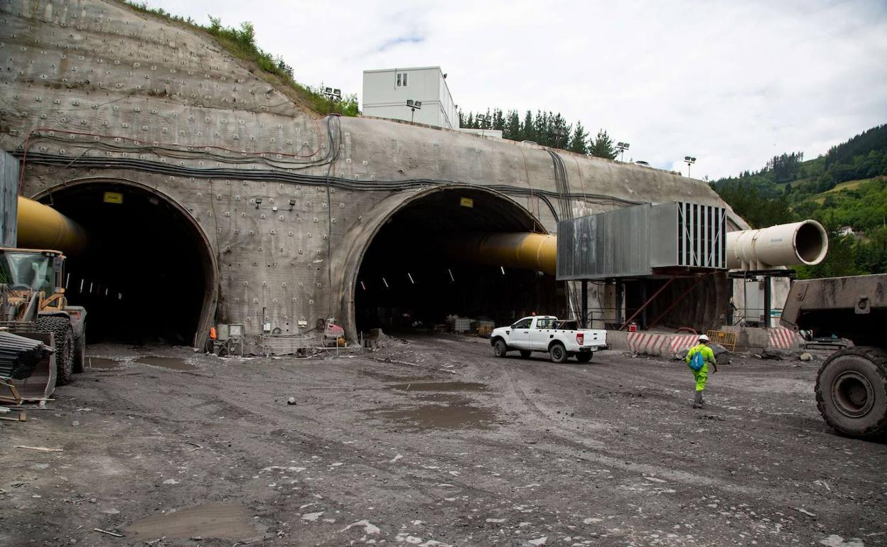 Visita a las obras del nudo de Bergara del TAV. 