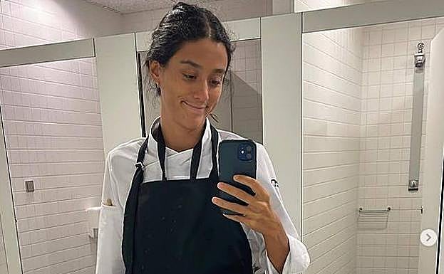 María Lo ha compartido una imagen en el Basque Culinary Center donostiarra. 