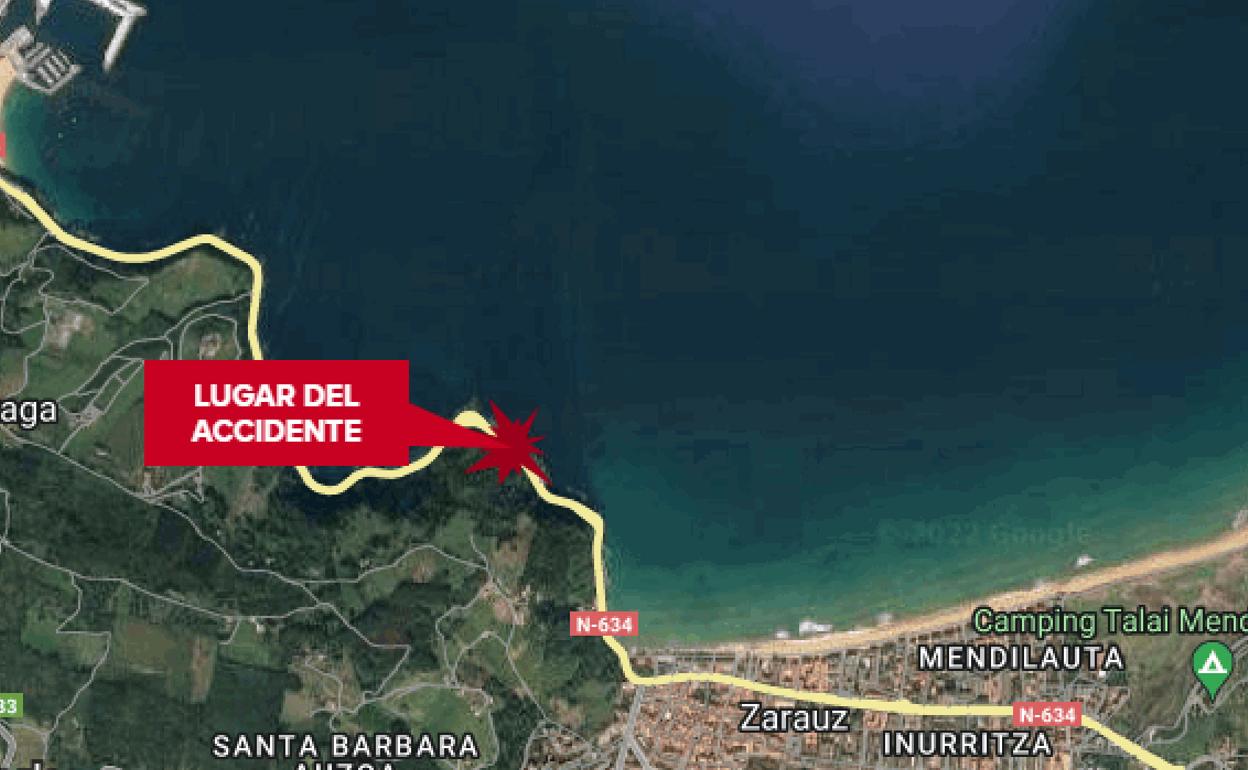 Punto kilométrico en el que ha tenido lugar el accidente.