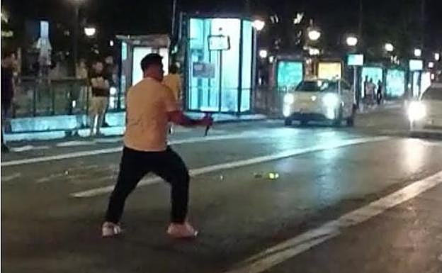 «Fue lo nunca visto: una pelea con cuchillos en pleno centro de San Sebastián»