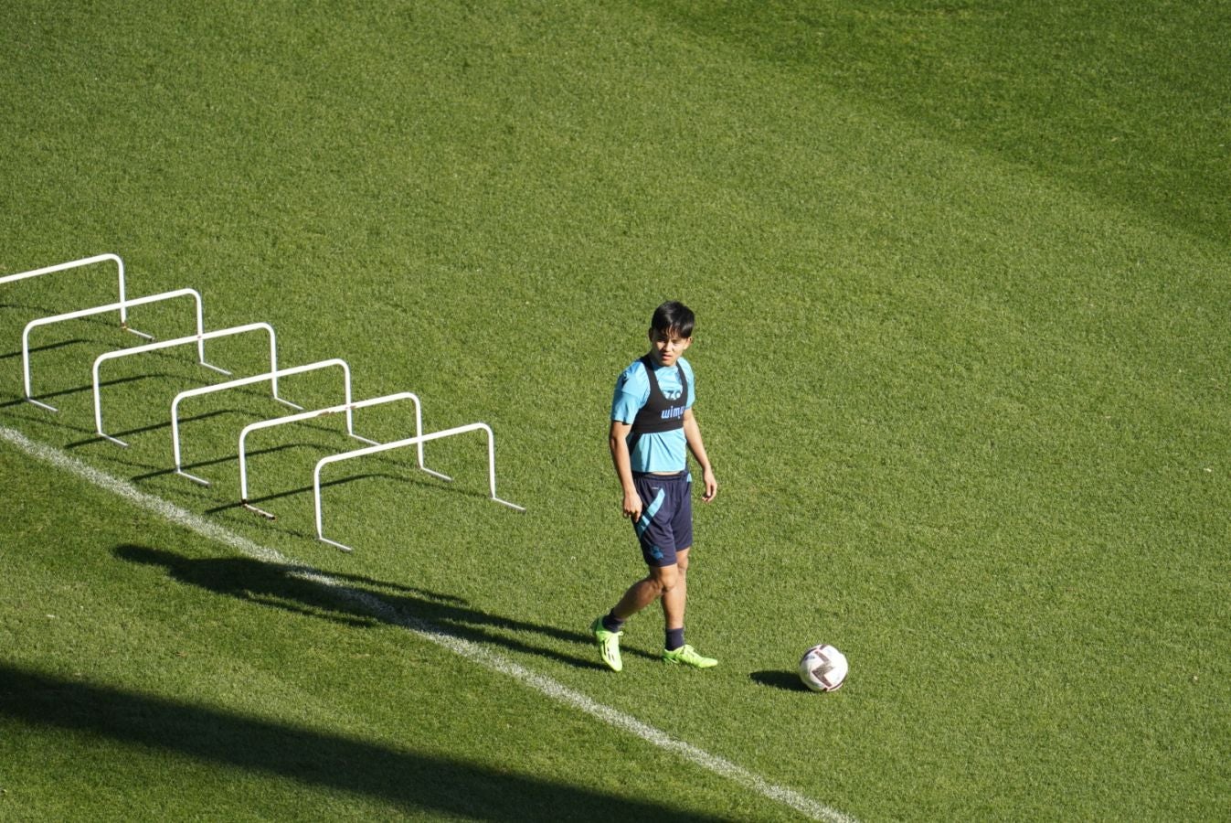 Fotos: Sin Silva ni Kubo a un día de recibir al Manchester United