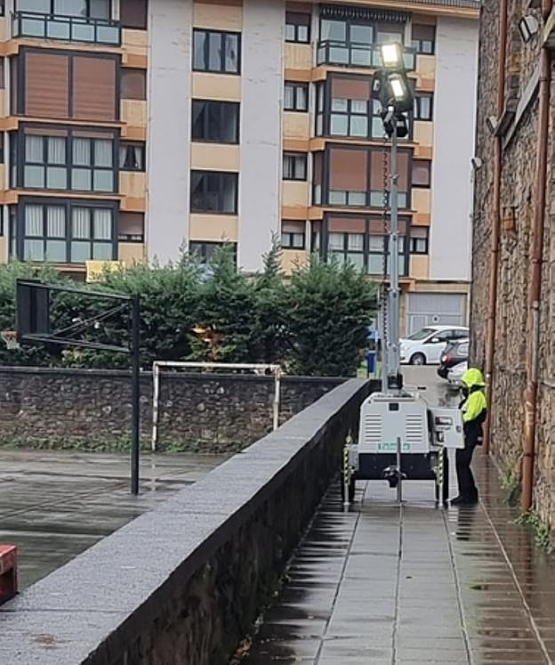 El alumbrado portátil de Olaitturri.