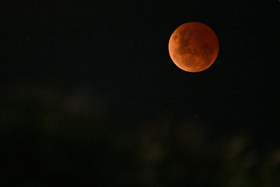 Fotos: Así se vio la luna de sangre