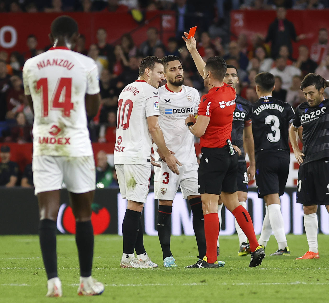 Fotos: El partido entre el Sevilla y la Real Sociedad, en imágenes