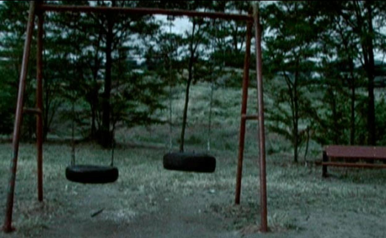 Filmeko fotograma bat. 