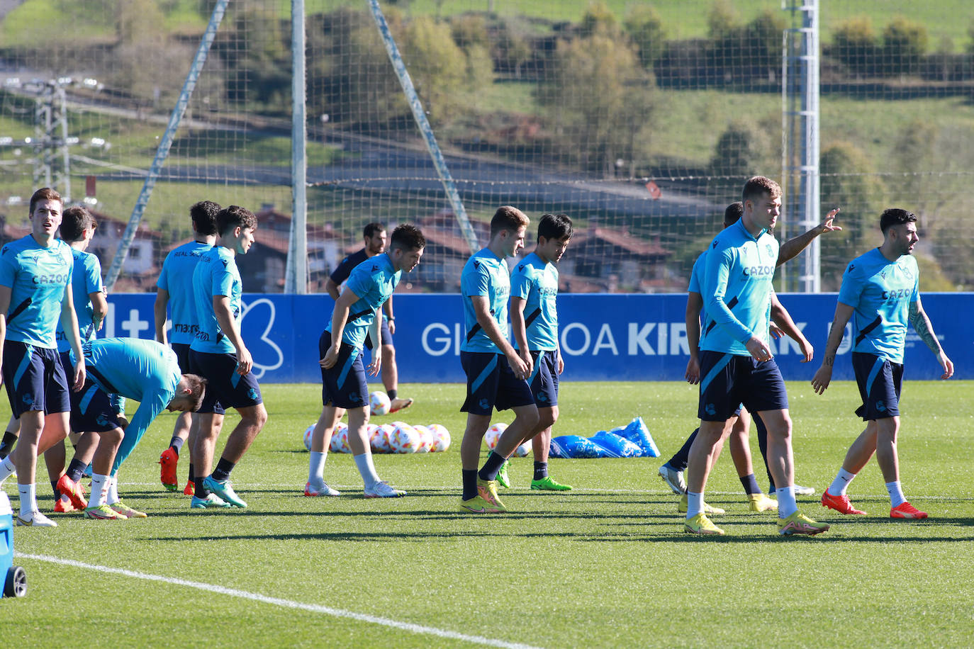 Fotos: Las mejores imágenes del entrenamiento de la Real Sociedad