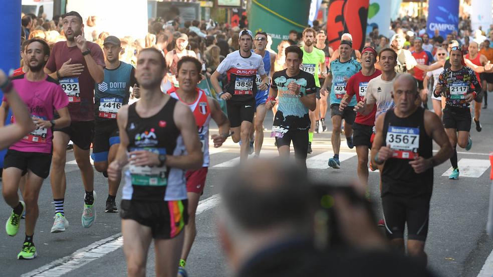 Llegada a meta de los corredores