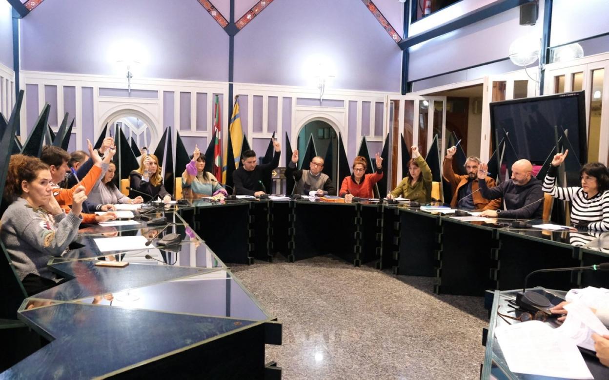 Un momento de la sesión plenaria del pasado martes. 