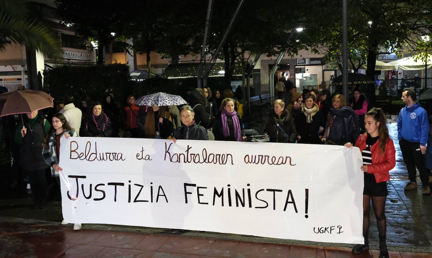 Concentración en Zumarraga. 