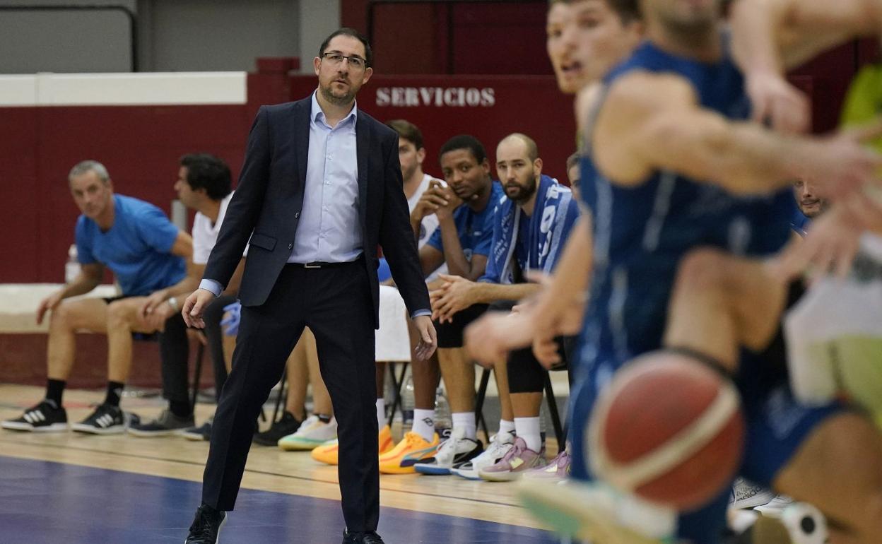 Lolo Encinas durante un partido del Guuk Gipuzkoa Basket. 