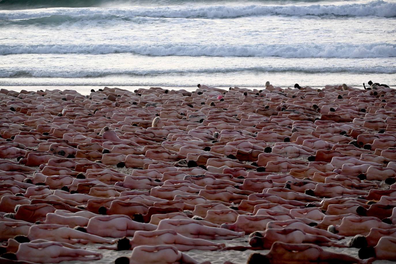 Fotos: Desnudos para Spencer Tunick