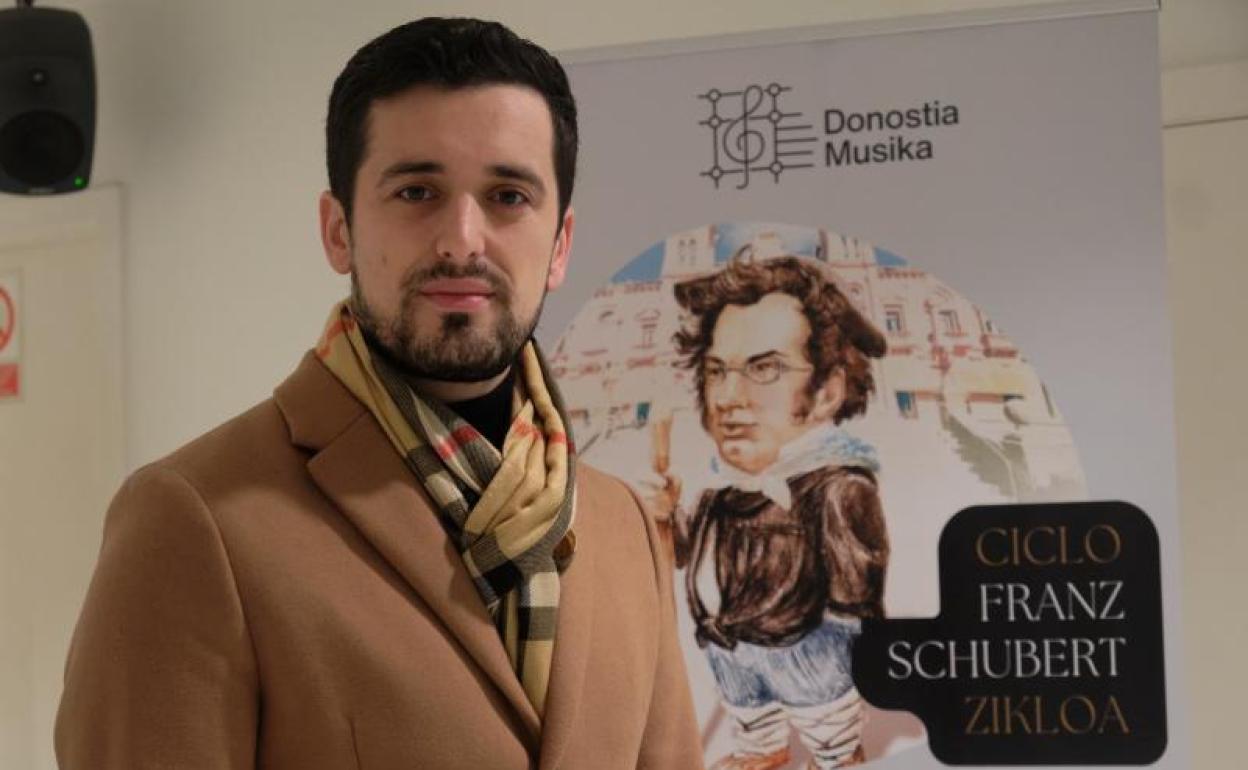 El contratenor Mikel Uskola será uno de los protagonistas del ciclo dedicado a Schubert. 